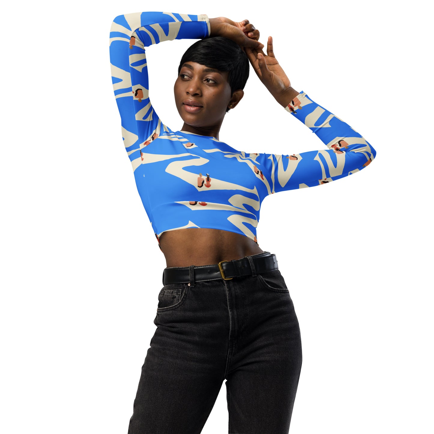 Seitan Limania Long Sleeve Crop Top