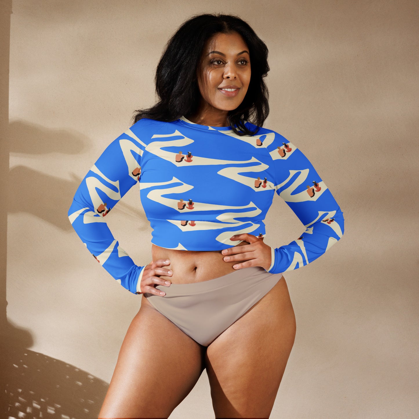 Seitan Limania Long Sleeve Crop Top