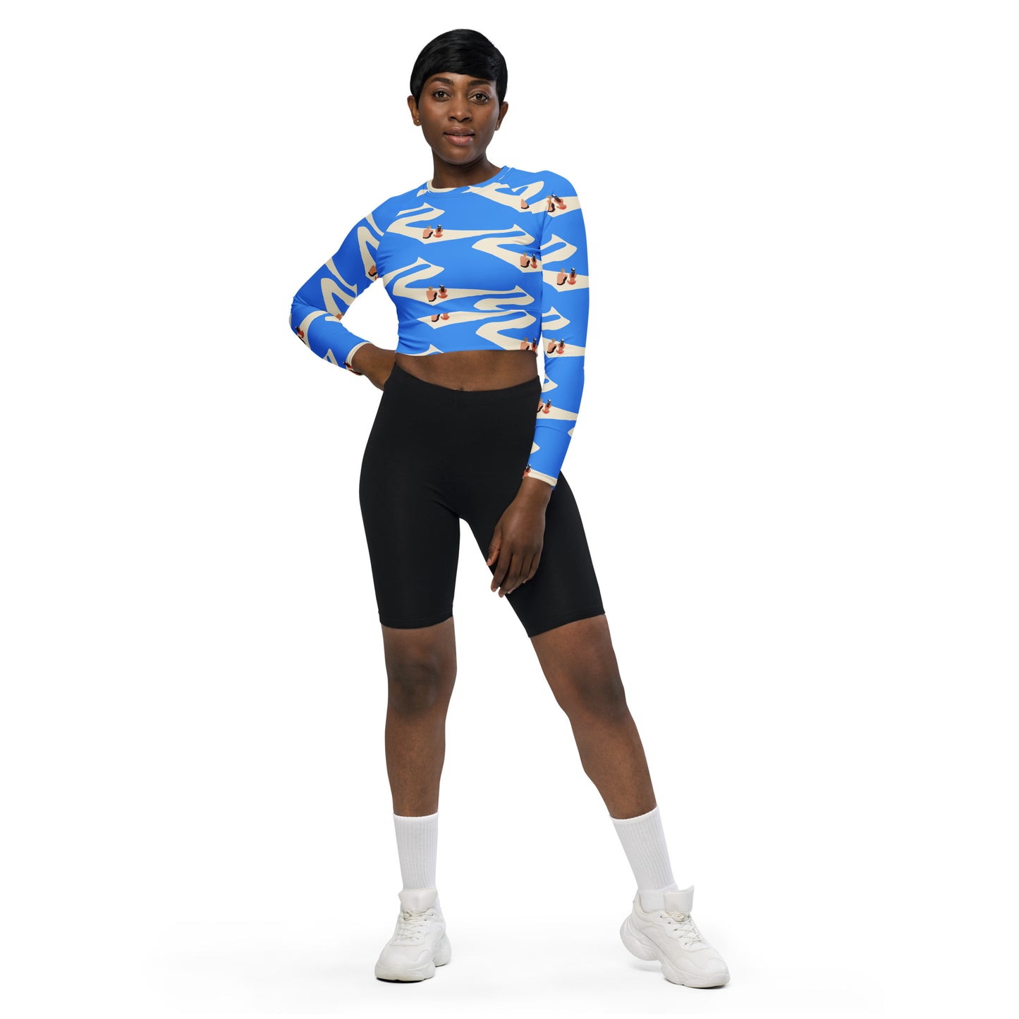 Seitan Limania Long Sleeve Crop Top