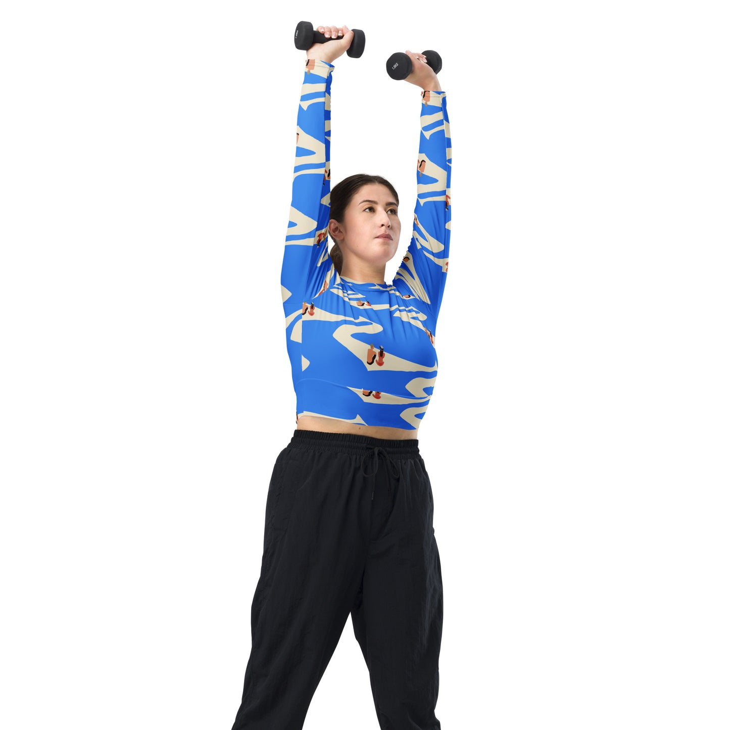 Seitan Limania Long Sleeve Crop Top