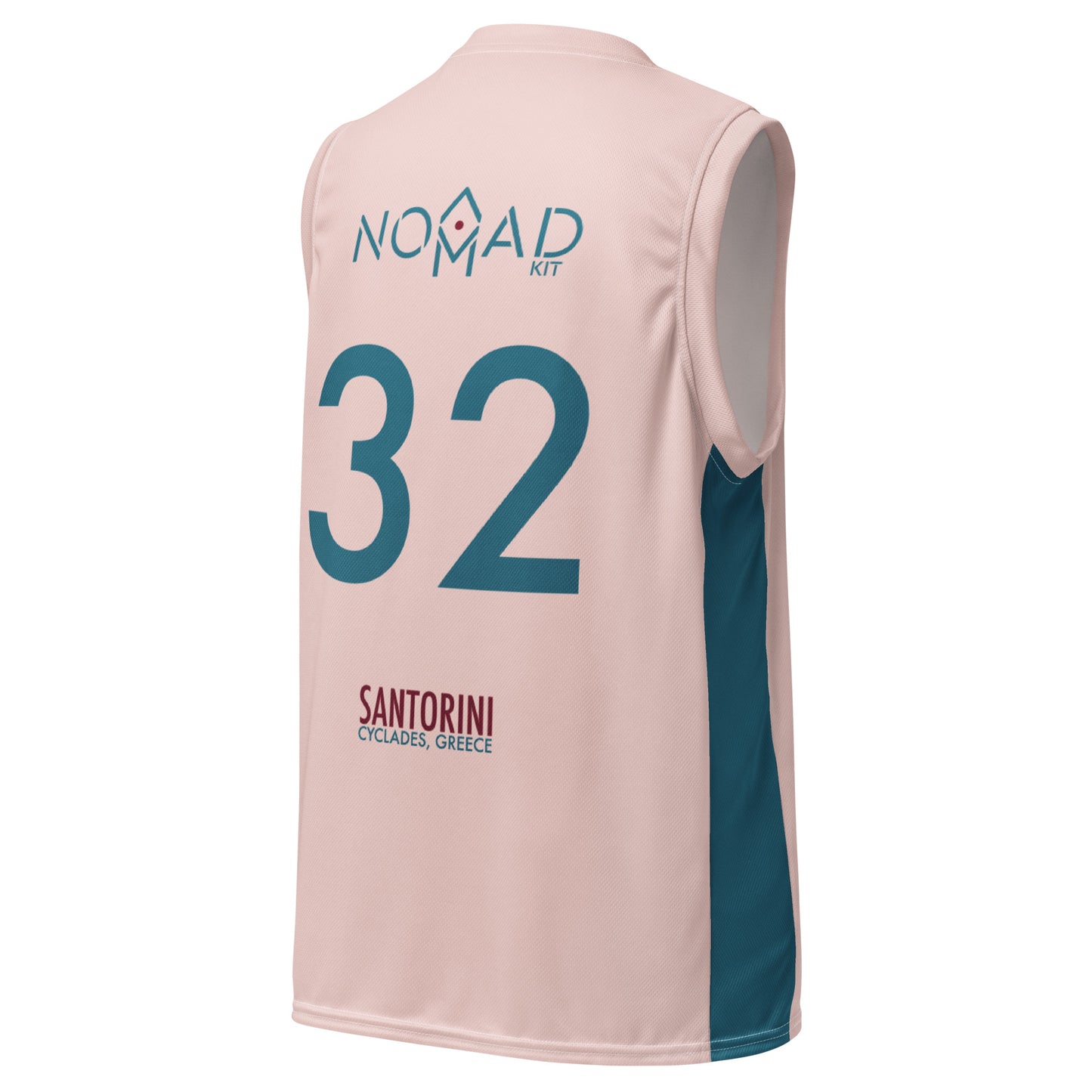 Santorini Stairs Unisex Basketball Jersey