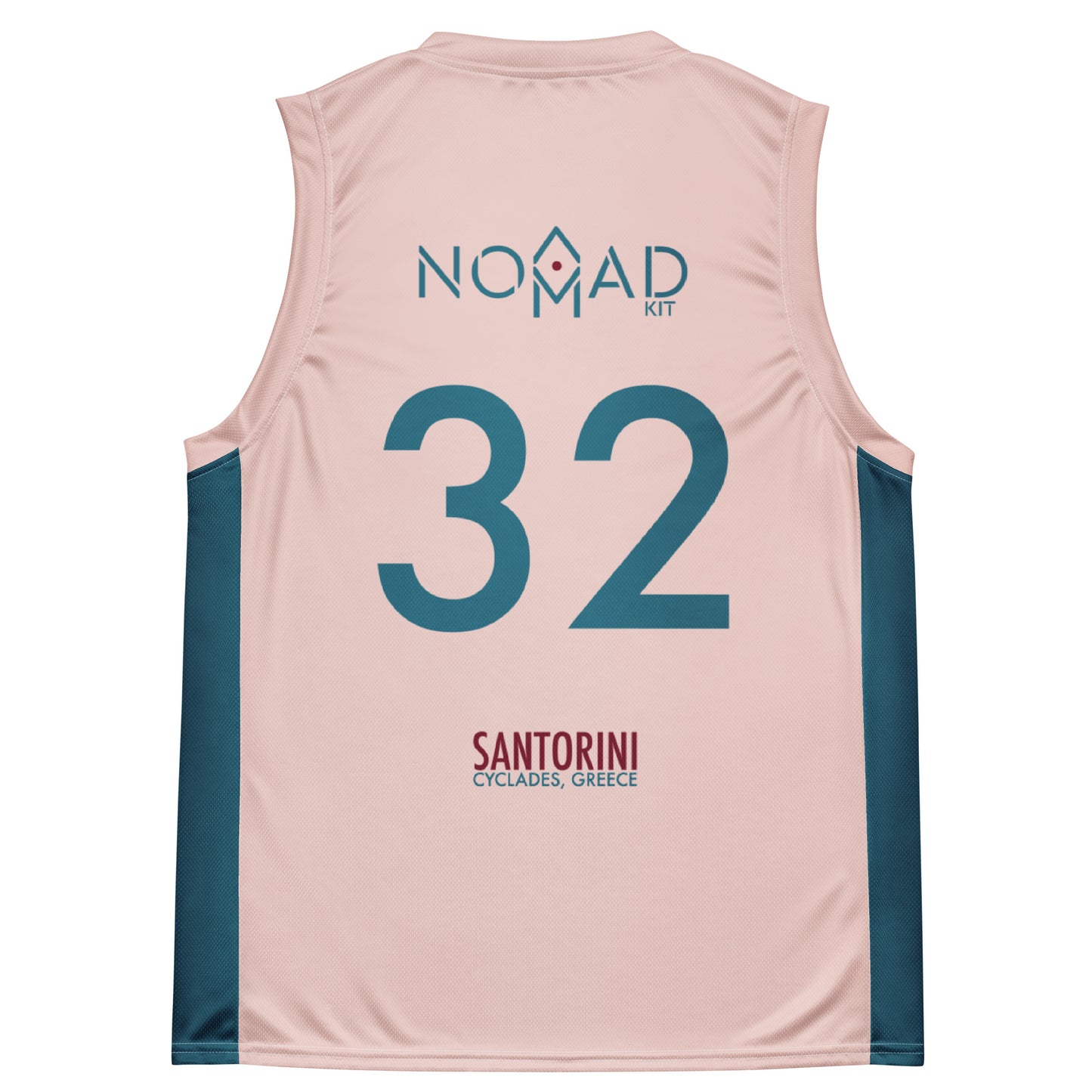 Santorini Stairs Unisex Basketball Jersey