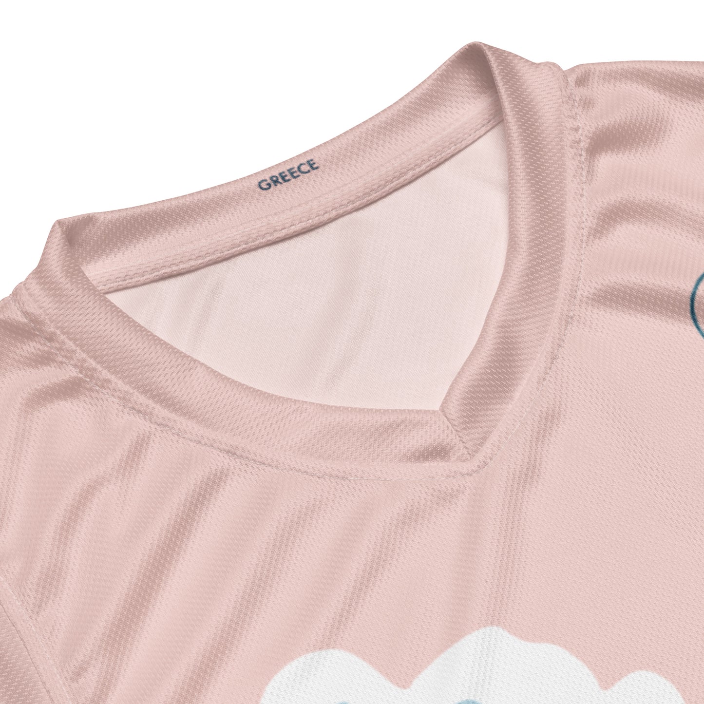 Santorini Stairs Unisex Basketball Jersey
