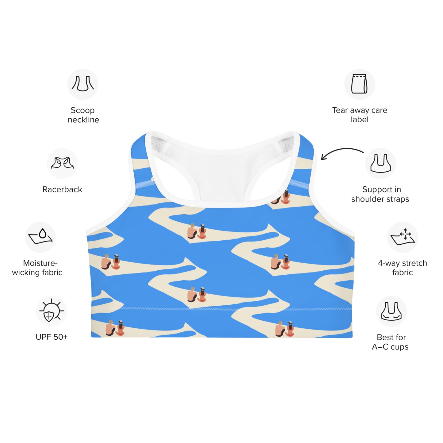 Seitan Limania Padded Sports Bra
