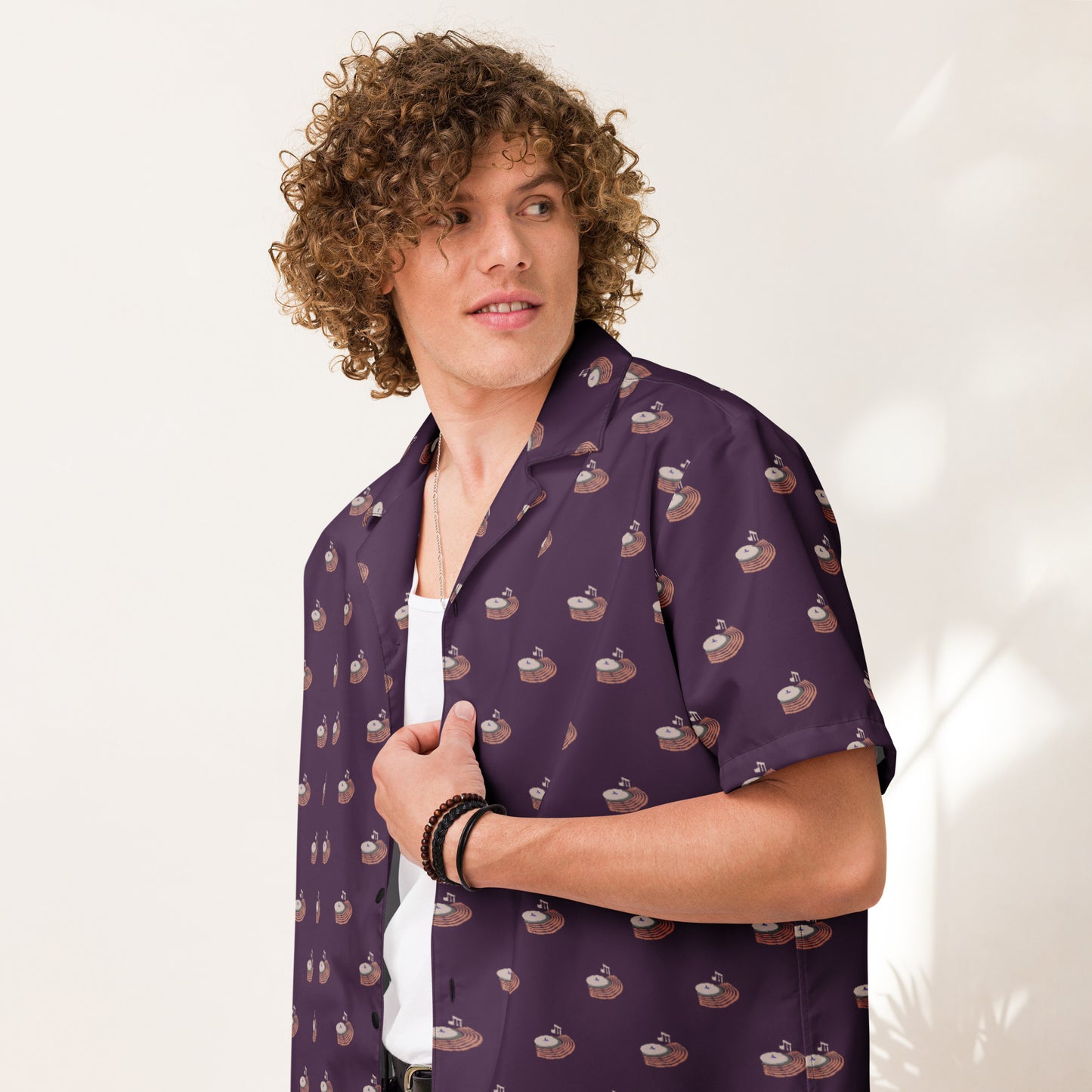 Epidaurus' Ancient Theatre Unisex Button Shirt
