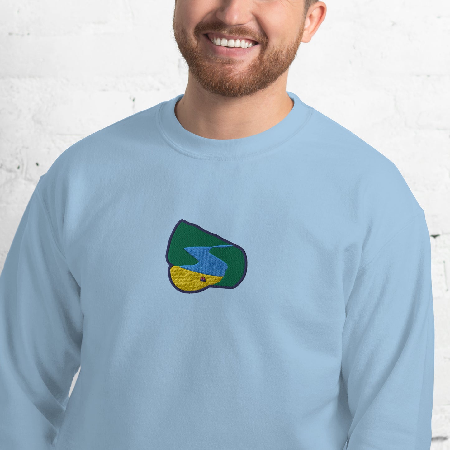 Seitan Limania Embroidered Unisex Sweatshirt (LB/SG/LP/W)