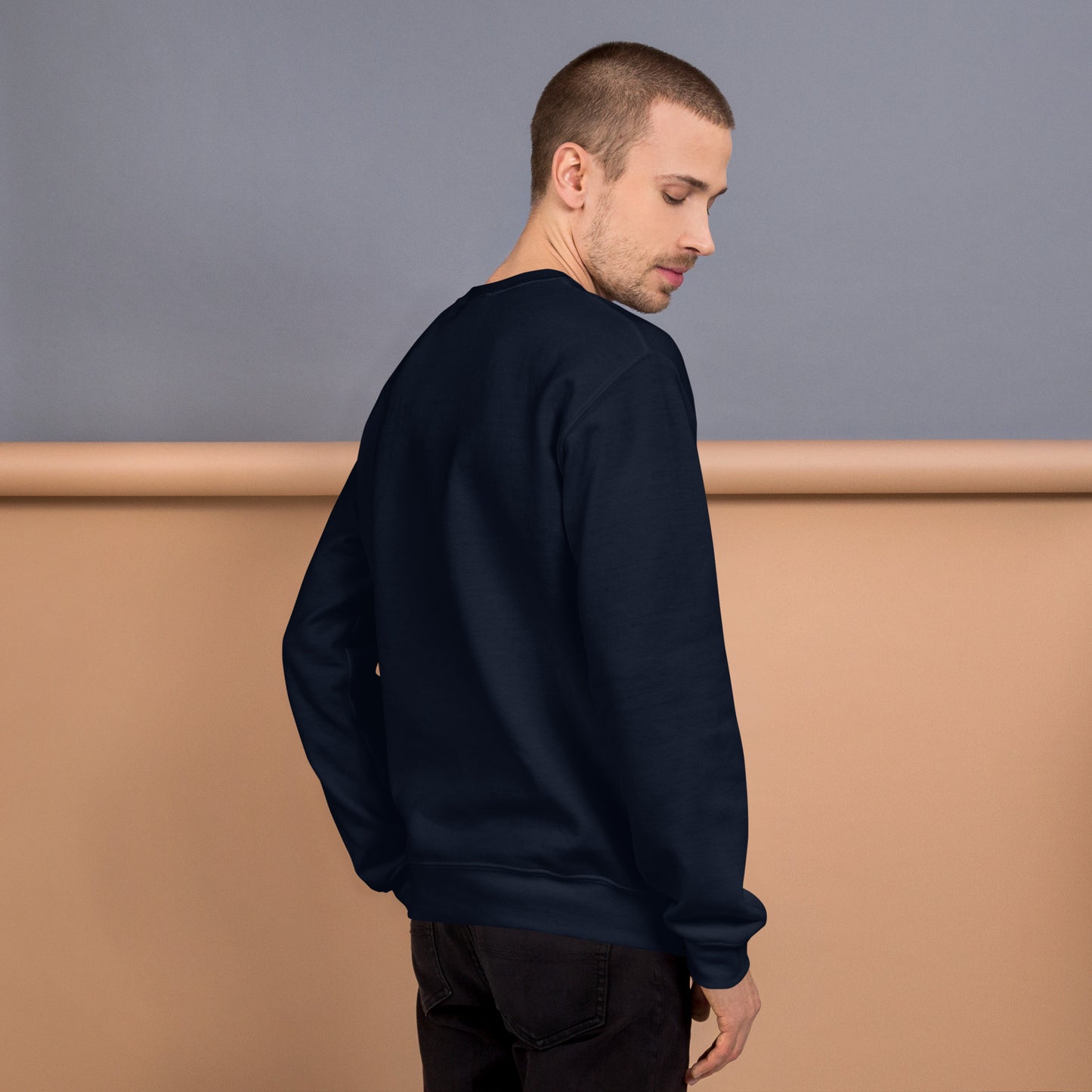 Seitan Limania Embroidered Unisex Sweatshirt (B/N)