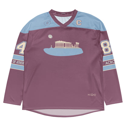 Acropolis' Parthenon of Athens Hockey jersey (Nomadina)