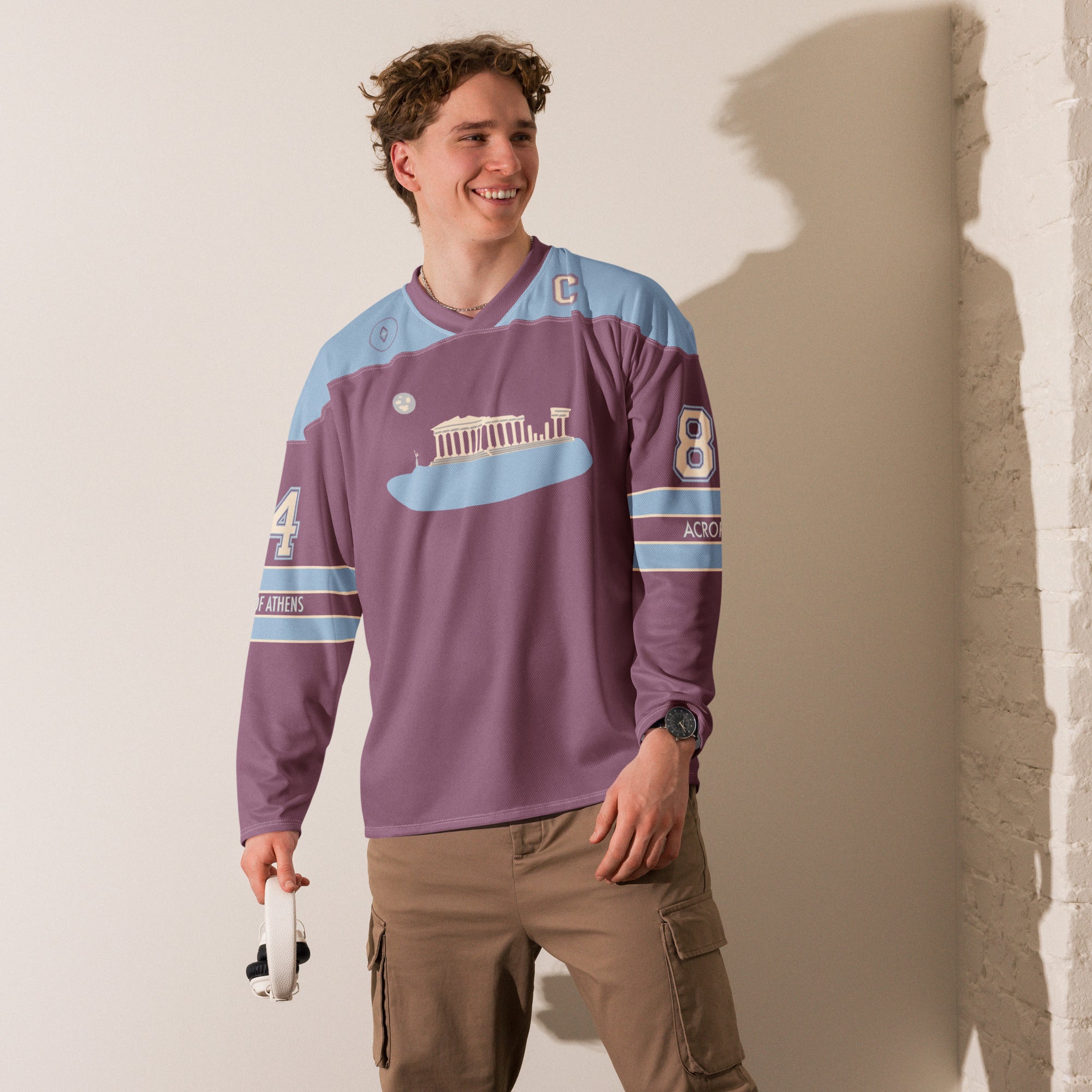 Acropolis' Parthenon of Athens Hockey jersey (Nomadakis