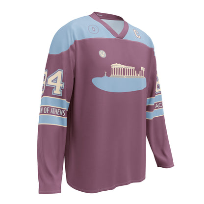 Acropolis' Parthenon of Athens Hockey jersey (Nomadina)