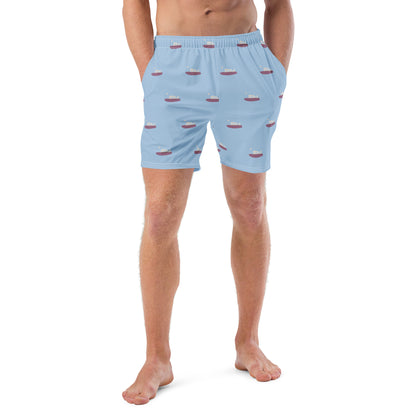 Acropolis' Parthenon of Athens Men's Swim trunks (Blue)