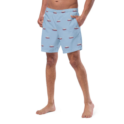 Acropolis' Parthenon of Athens Men's Swim trunks (Blue)