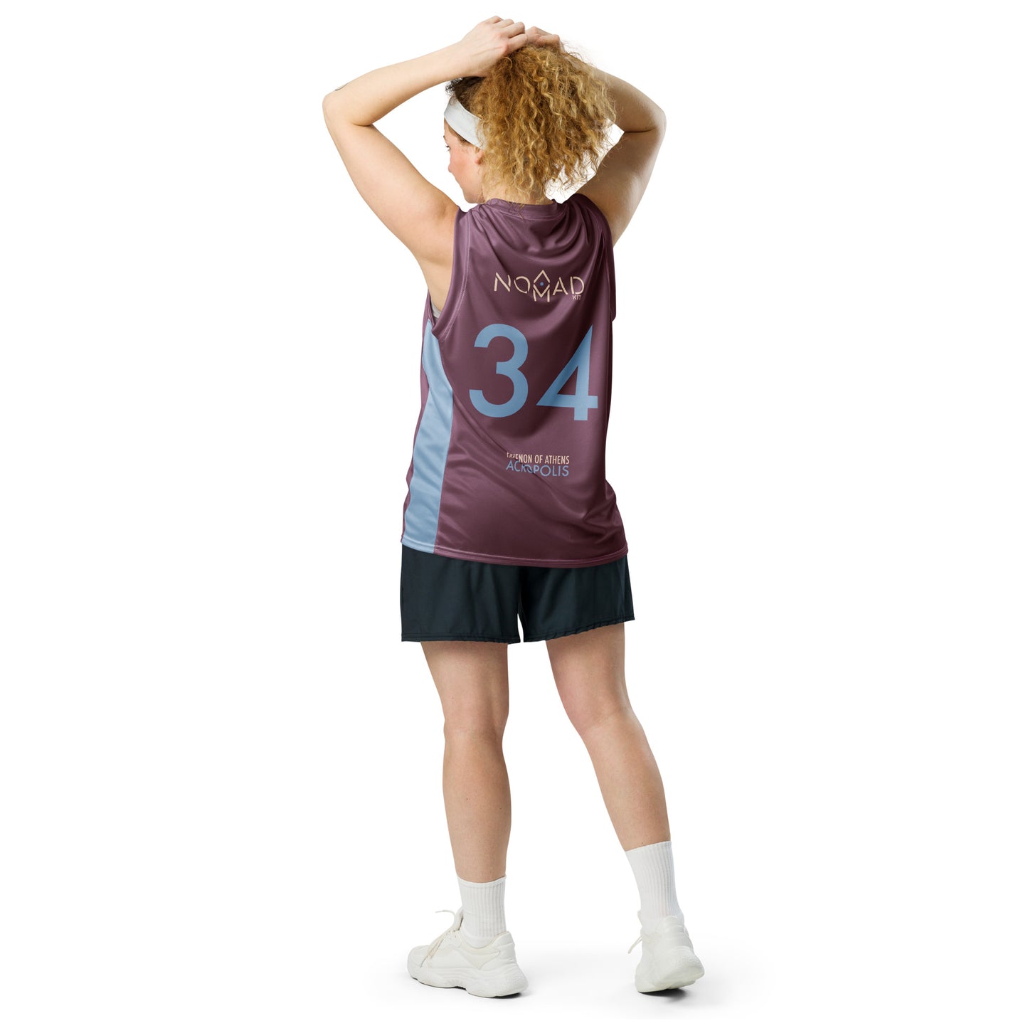 Acropolis' Parthenon of Athens Unisex Basketball Jersey