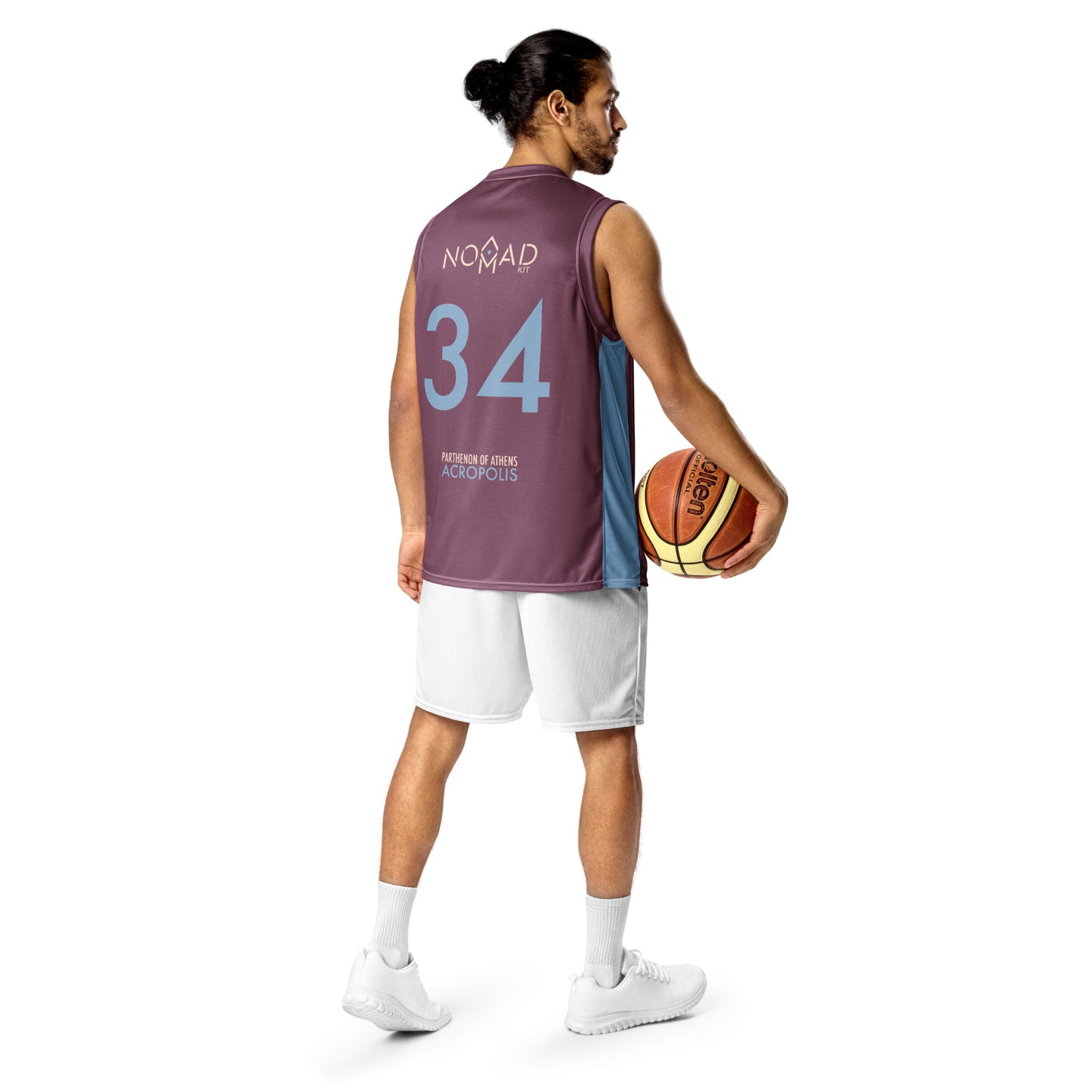 Acropolis' Parthenon of Athens Unisex Basketball Jersey