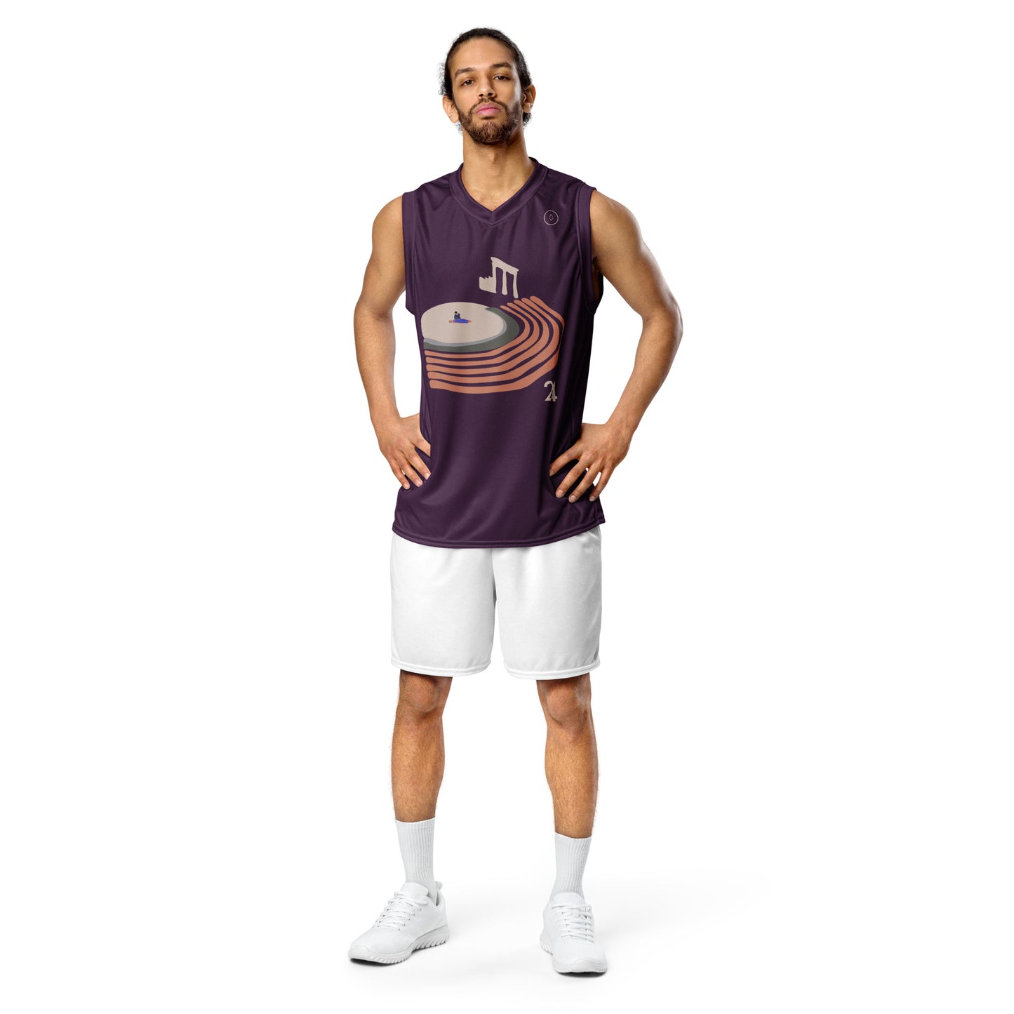 Epidaurus' Ancient Theatre Unisex Basketball Jersey