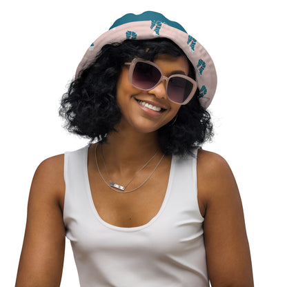 Santorini Stairs Reversible Bucket hat