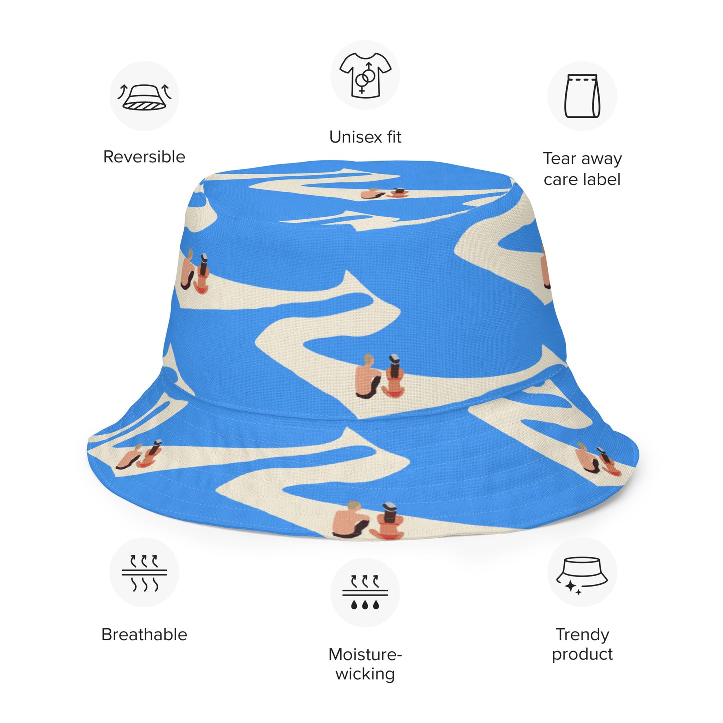 Seitan Limania Reversible Bucket hat