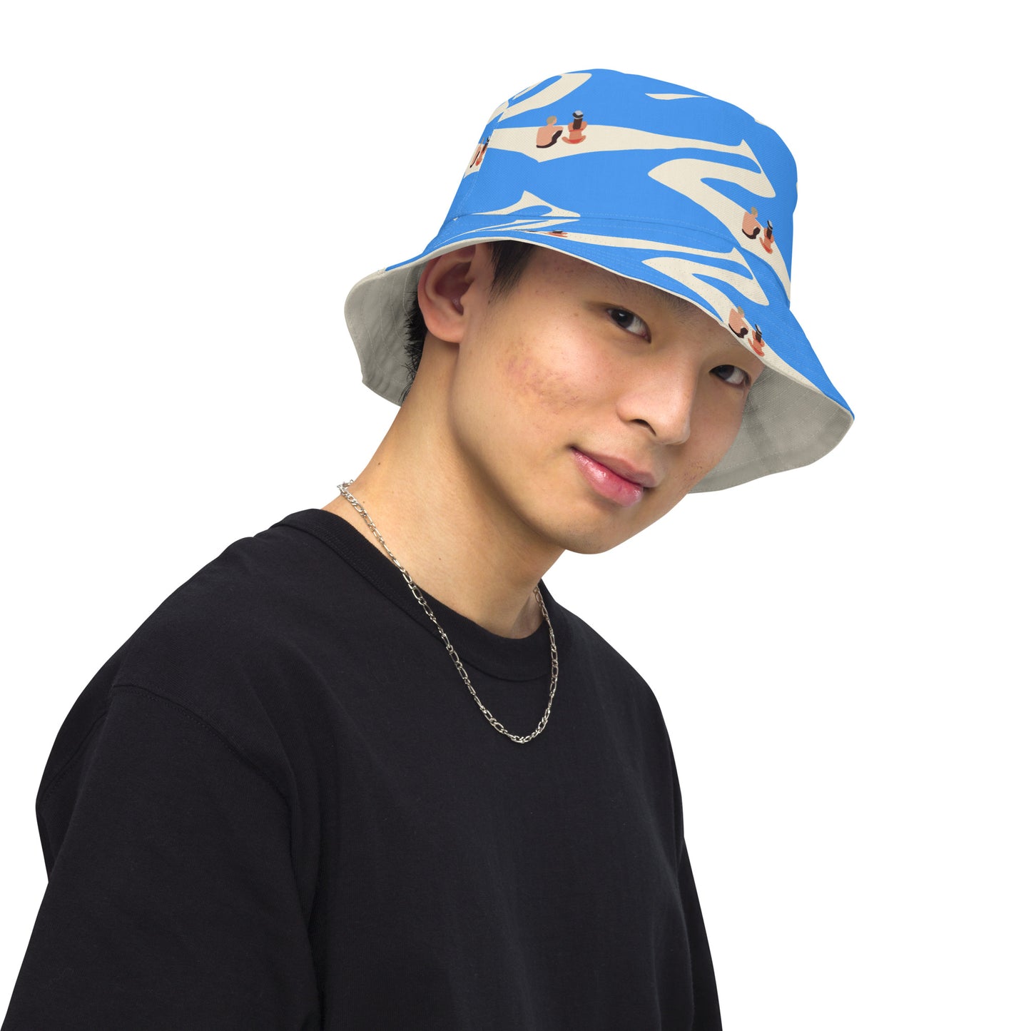 Seitan Limania Reversible Bucket hat