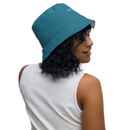 Santorini Stairs Reversible Bucket hat