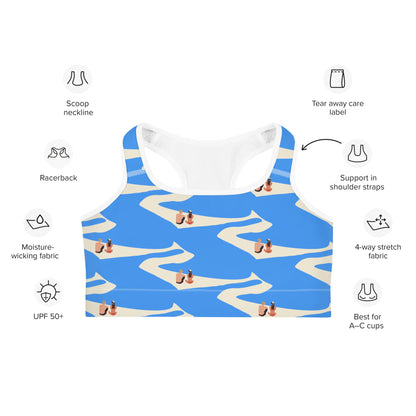Seitan Limania Padded Sports Bra