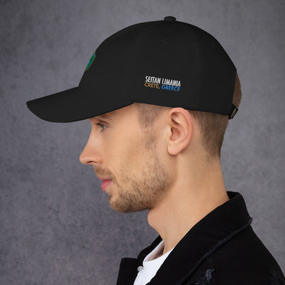 Seitan Limania Embroidered Dad hat (Bk/Nv)