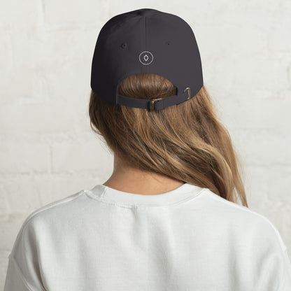 Acropolis' Embroidered Parthenon of Athens Dad hat (Bk/Nv/DG)