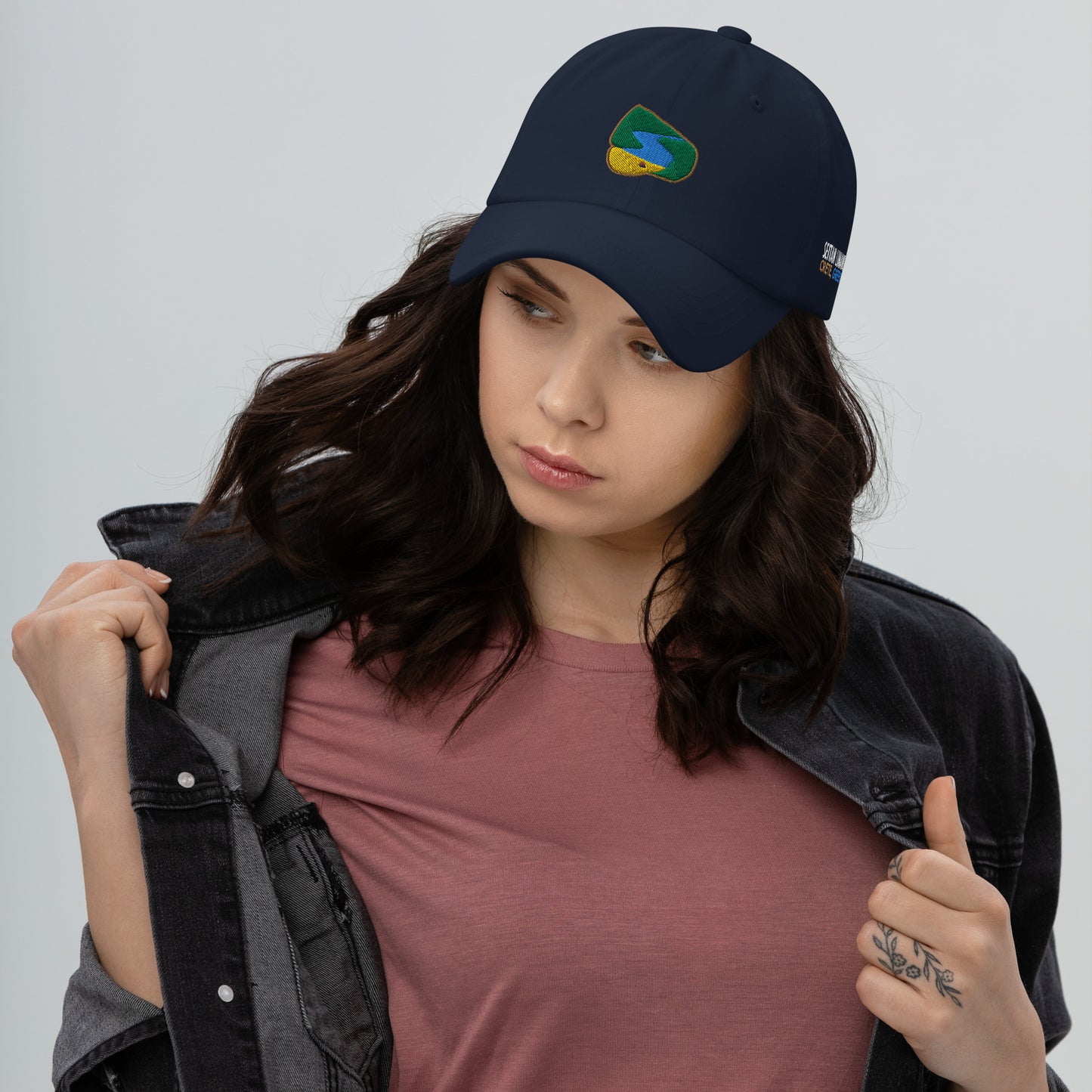 Seitan Limania Embroidered Dad hat (Bk/Nv)