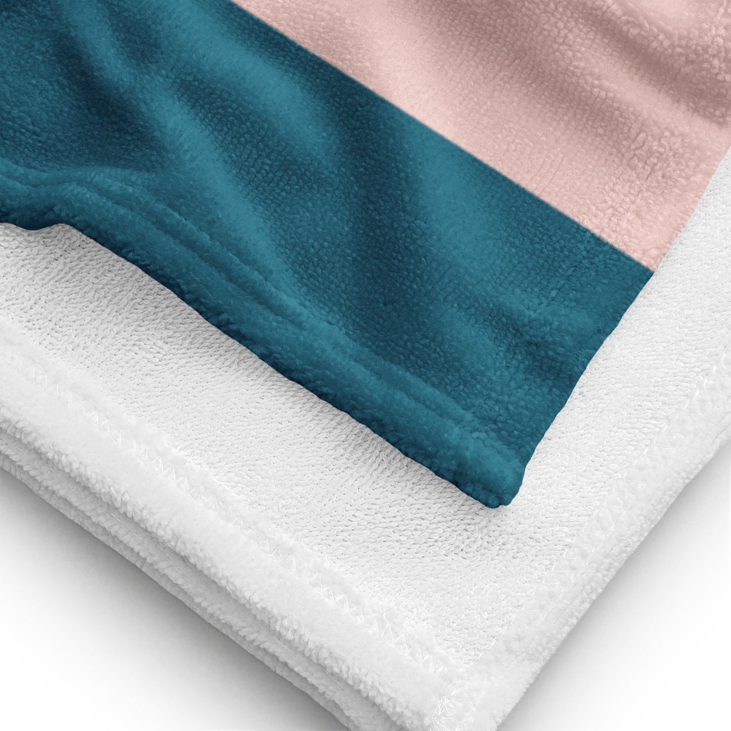 Santorini Stairs Sublimated Towel