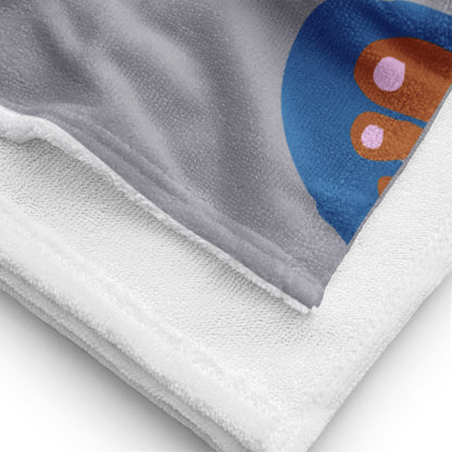 Basil in Greek Islands Sublimated Towel