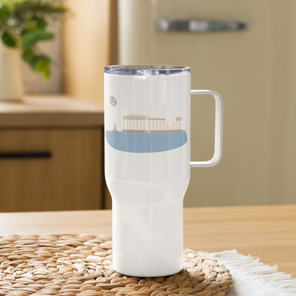 Acropolis' Parthenon of Athens Travel mug