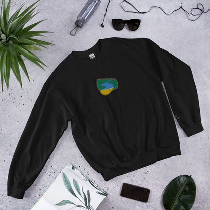 Seitan Limania Embroidered Unisex Sweatshirt (B/N)