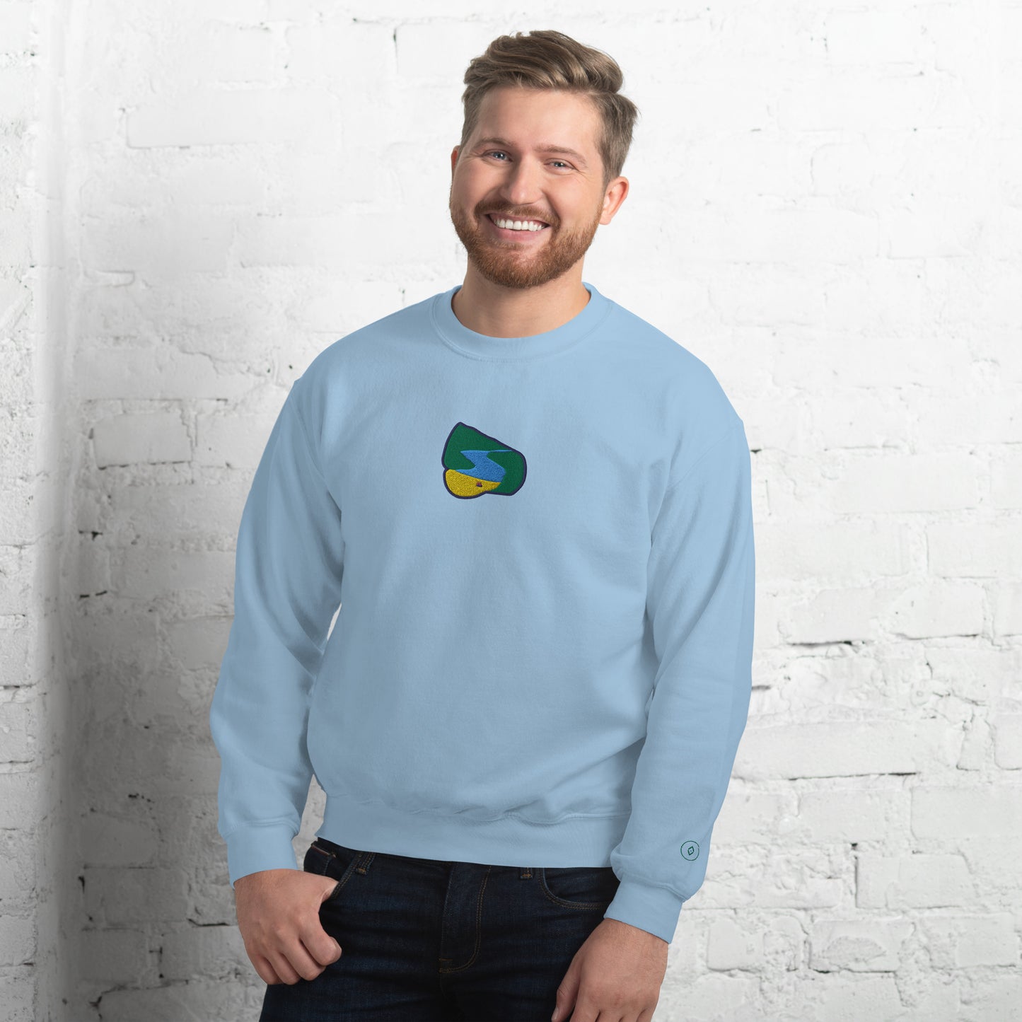 Seitan Limania Embroidered Unisex Sweatshirt (LB/SG/LP/W)