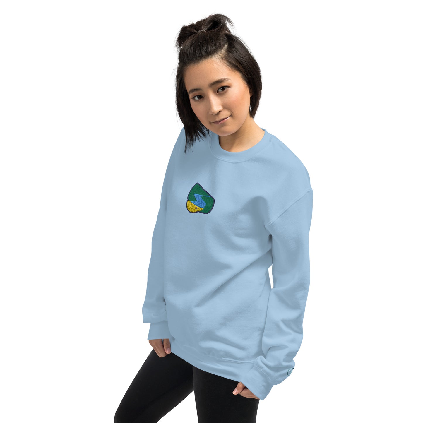 Seitan Limania Embroidered Unisex Sweatshirt (LB/SG/LP/W)
