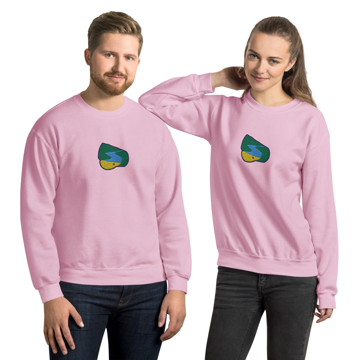 Seitan Limania Embroidered Unisex Sweatshirt (LB/SG/LP/W)
