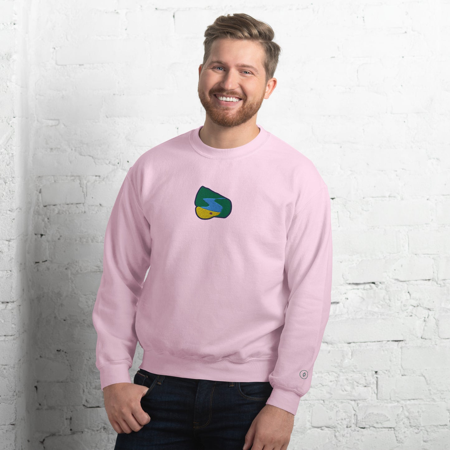 Seitan Limania Embroidered Unisex Sweatshirt (LB/SG/LP/W)