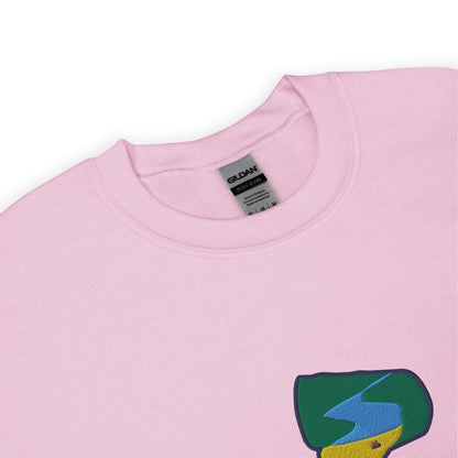 Seitan Limania Embroidered Unisex Sweatshirt (LB/SG/LP/W)