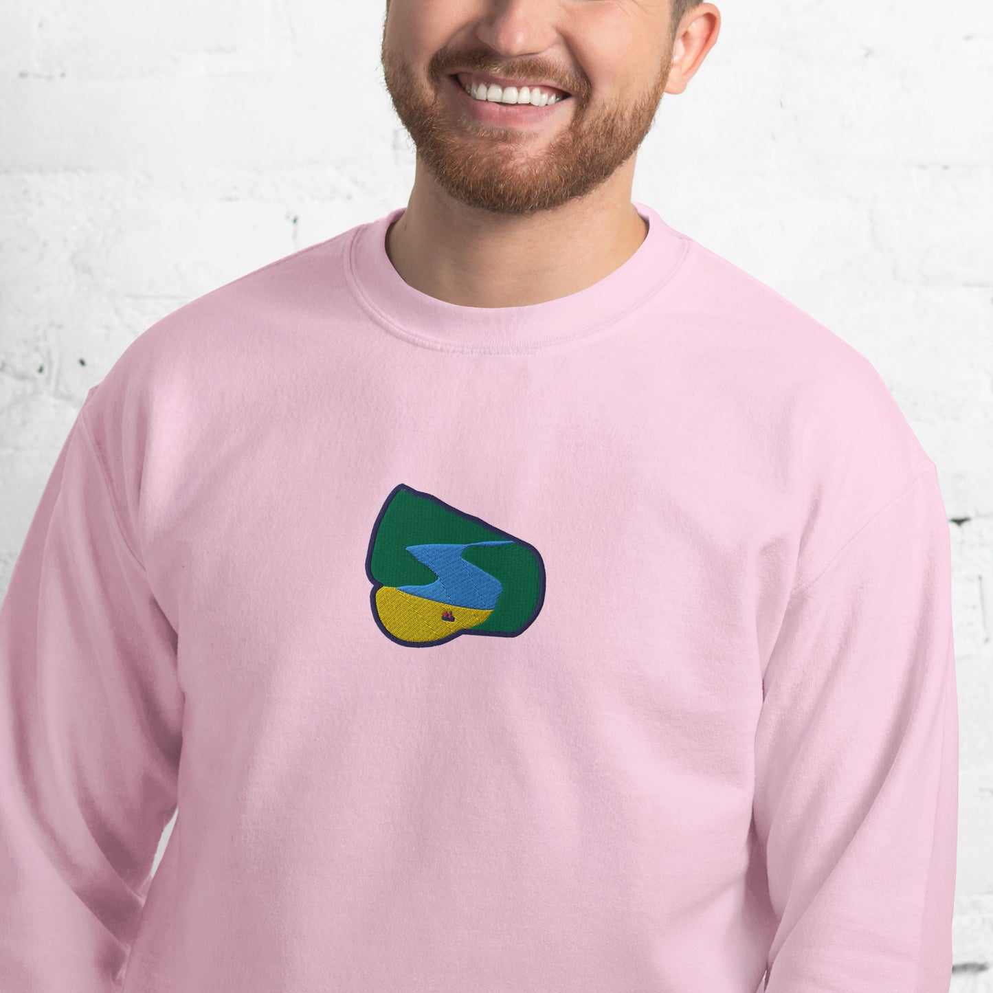 Seitan Limania Embroidered Unisex Sweatshirt (LB/SG/LP/W)