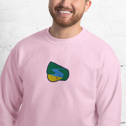 Seitan Limania Embroidered Unisex Sweatshirt (LB/SG/LP/W)