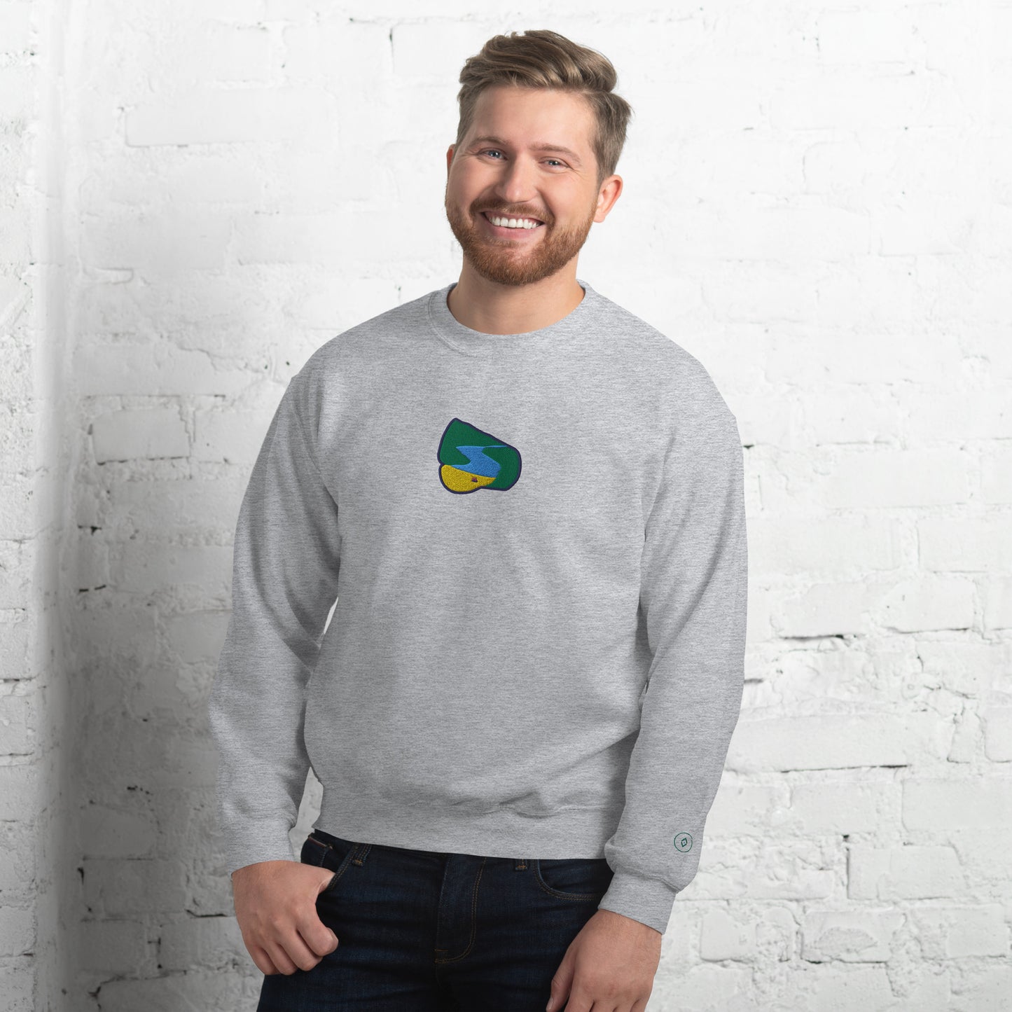 Seitan Limania Embroidered Unisex Sweatshirt (LB/SG/LP/W)