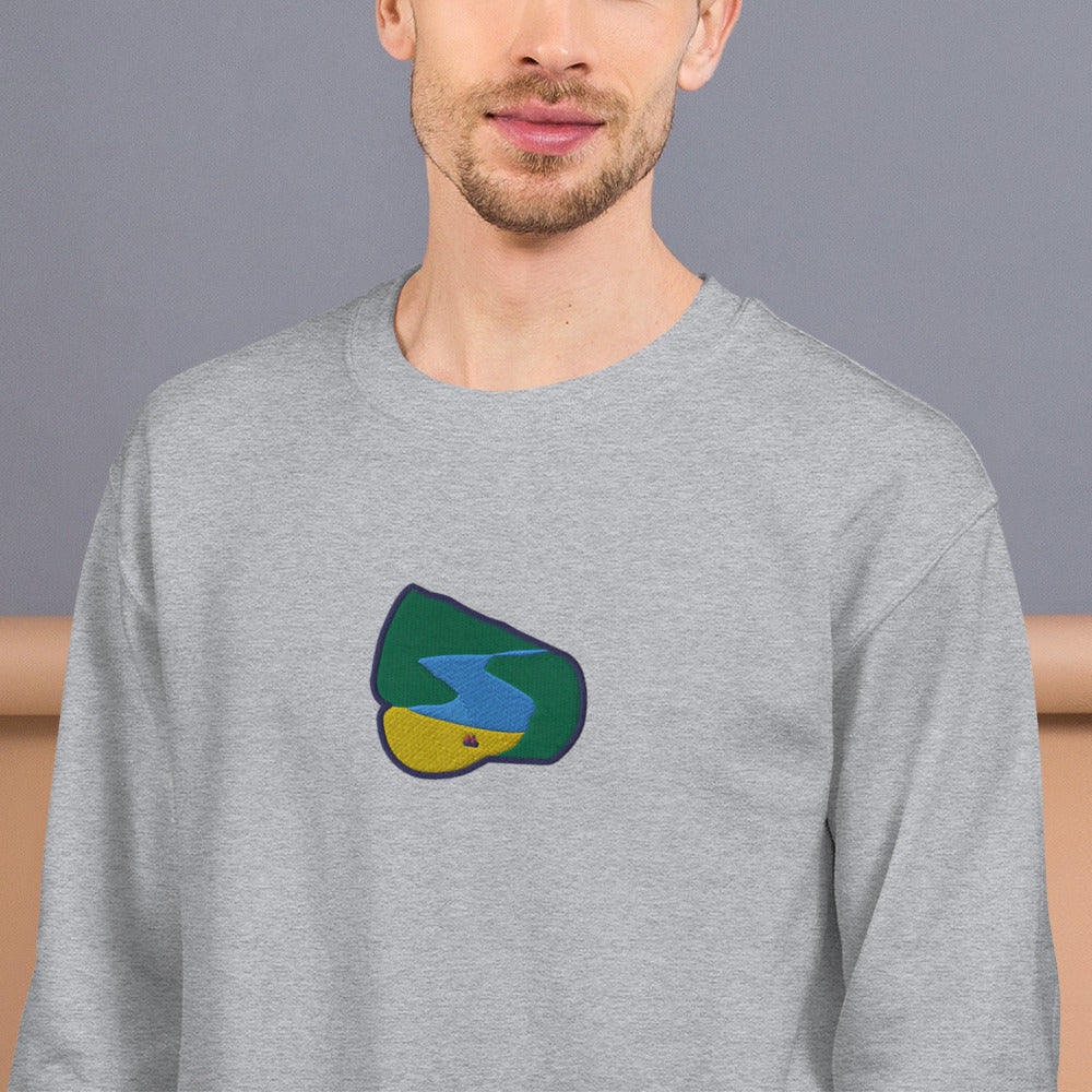 Seitan Limania Embroidered Unisex Sweatshirt (LB/SG/LP/W)