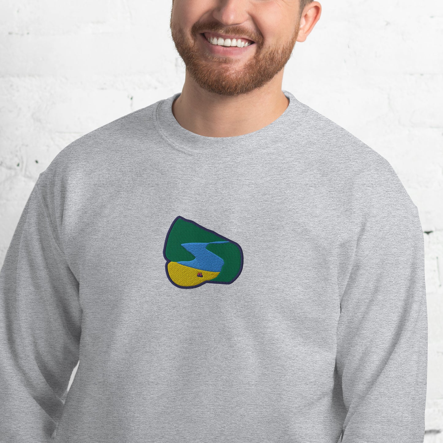 Seitan Limania Embroidered Unisex Sweatshirt (LB/SG/LP/W)