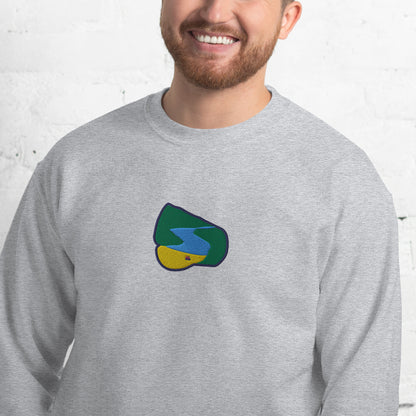 Seitan Limania Embroidered Unisex Sweatshirt (LB/SG/LP/W)