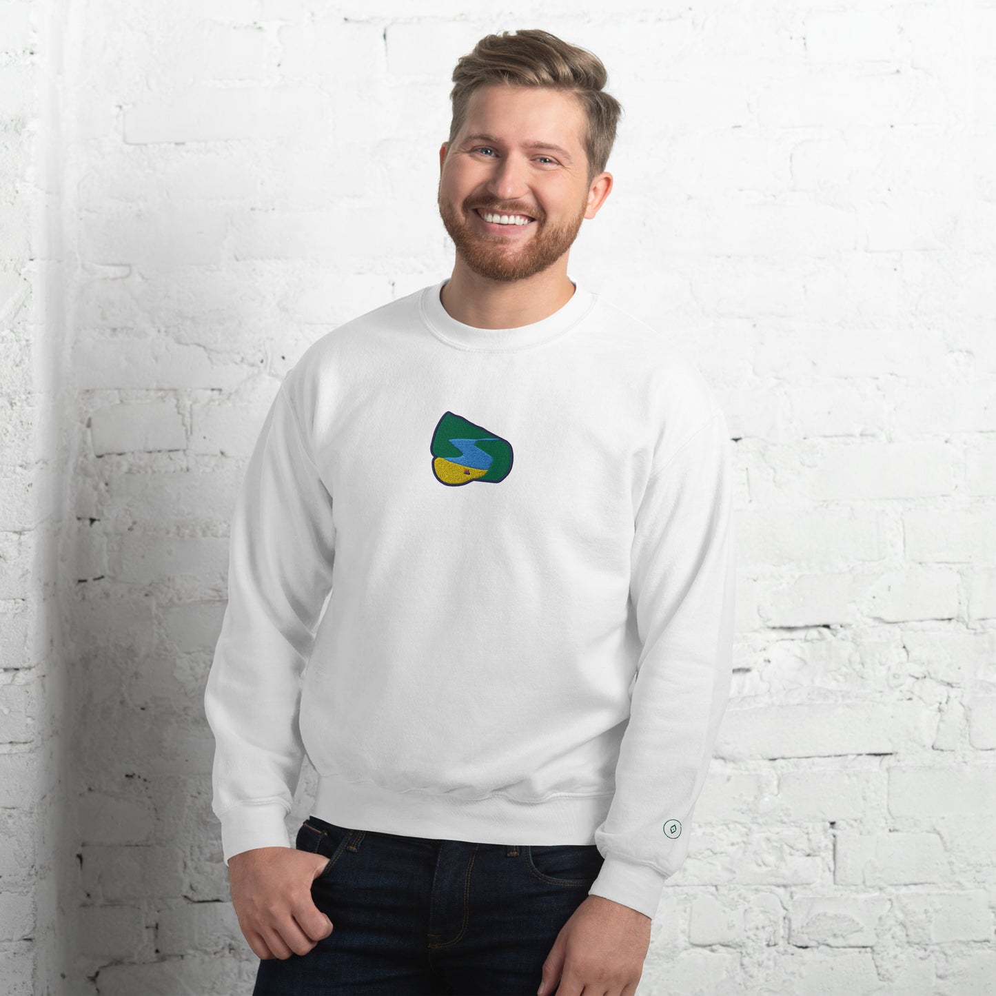 Seitan Limania Embroidered Unisex Sweatshirt (LB/SG/LP/W)