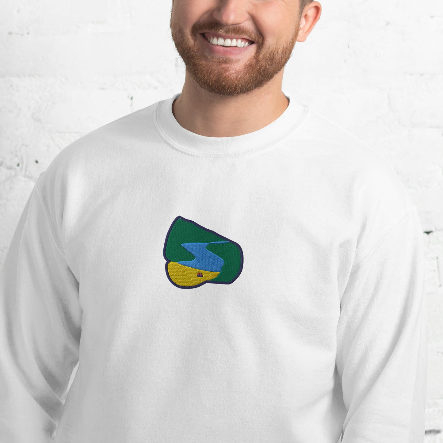 Seitan Limania Embroidered Unisex Sweatshirt (LB/SG/LP/W)